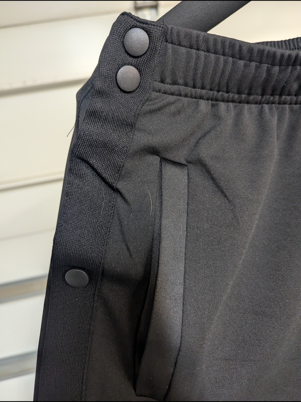 Black Snap-Trim Track Joggers - Picture 3 of 5
